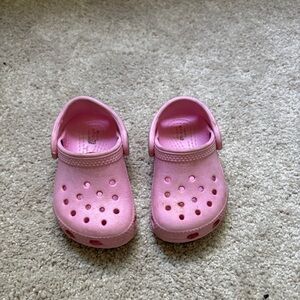 CROCS Pink Sandals 4C